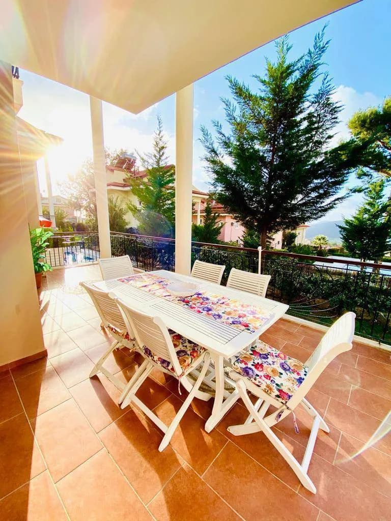Fethiye Ölüdeniz'de Site İçerisinde, Ortak ve Özel Havuzlu, Kiralık Villa görsel 3
