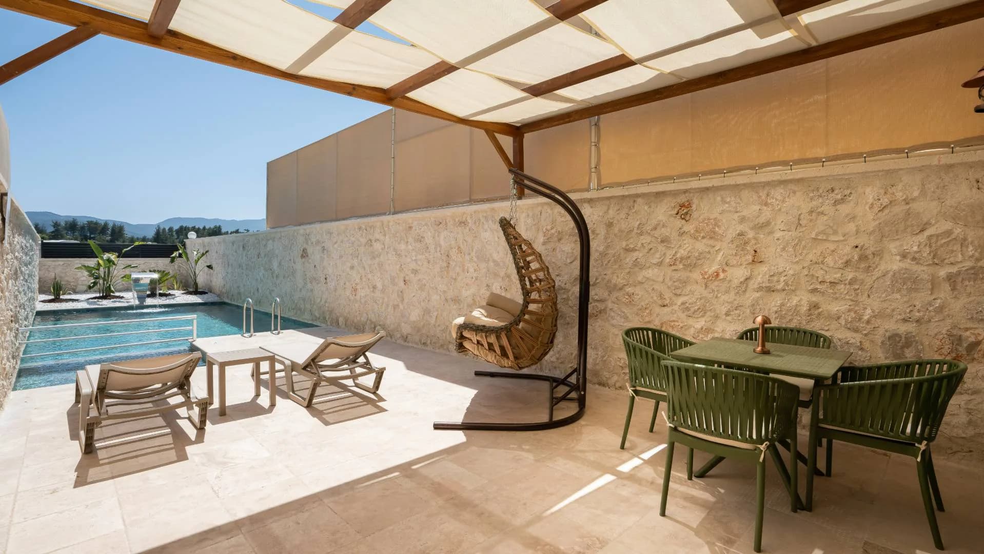 Kaş Kasaba'da Sessiz Konumda, Özel Havuzlu, Kiralık Villa görsel 2