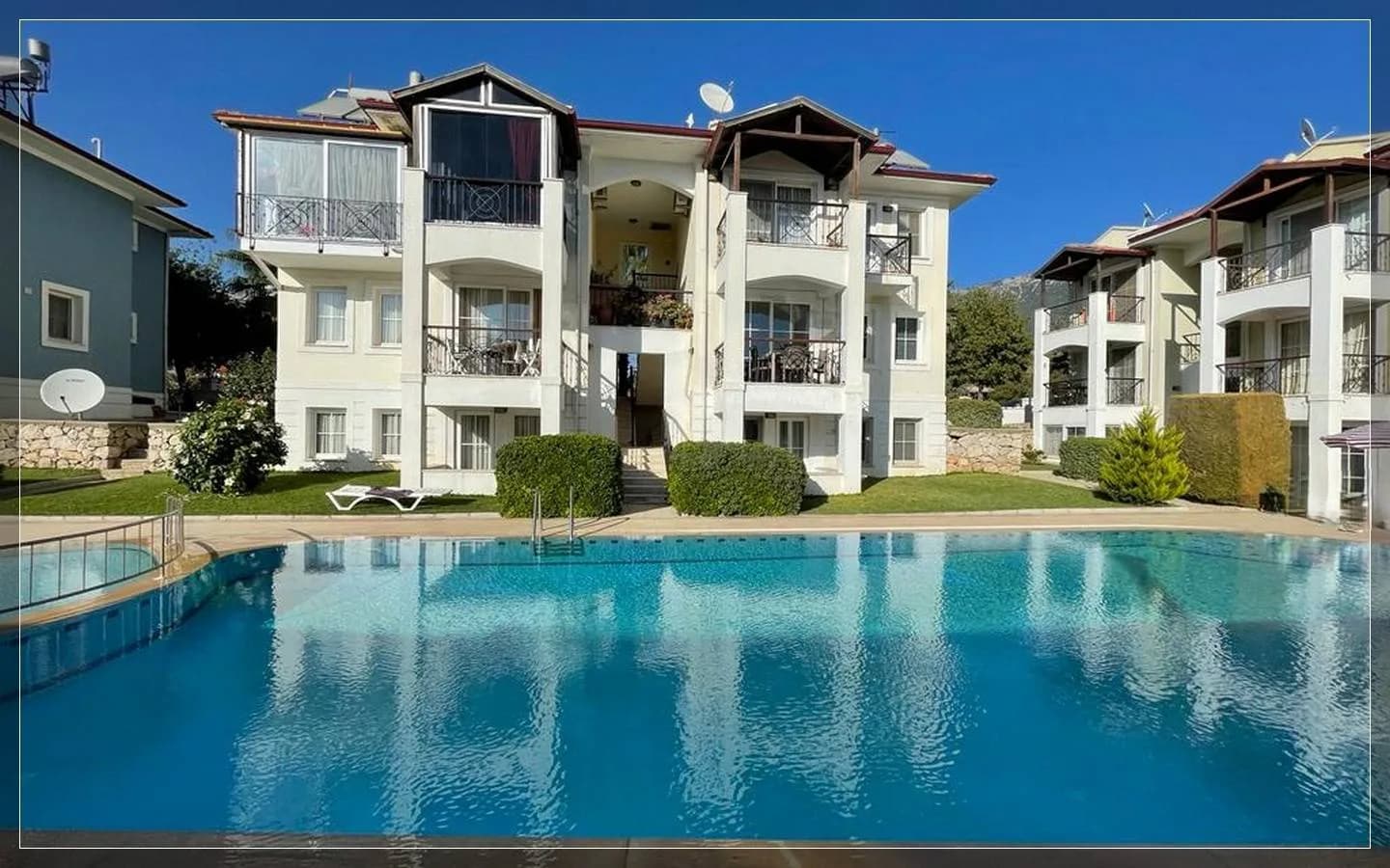Fethiye Ölüdeniz'de Merkezi Konumda, Ortak Havuzlu, 2+1 Apart görsel 2