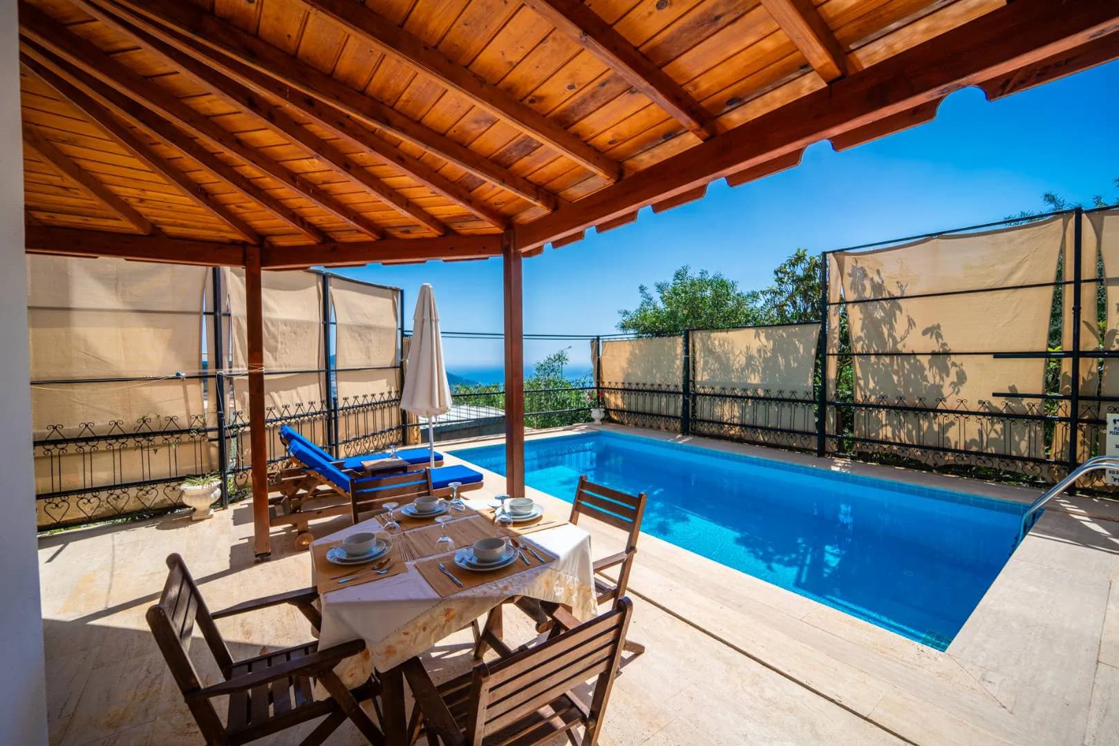 Kaş Kalkan'da Doğayla Baş Başa, Özel Havuzlu, Modern Villa görsel 3