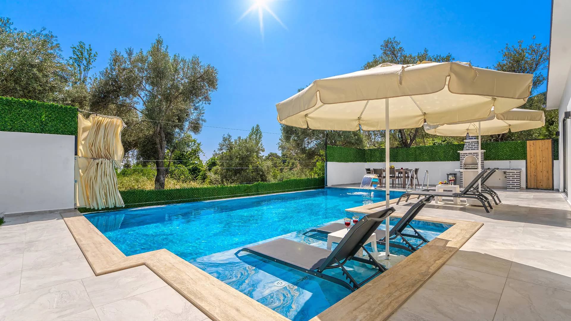 Kaş İslamlar'da Sakin Doğada, Özel Havuzlu, Konforlu Villa görsel 3