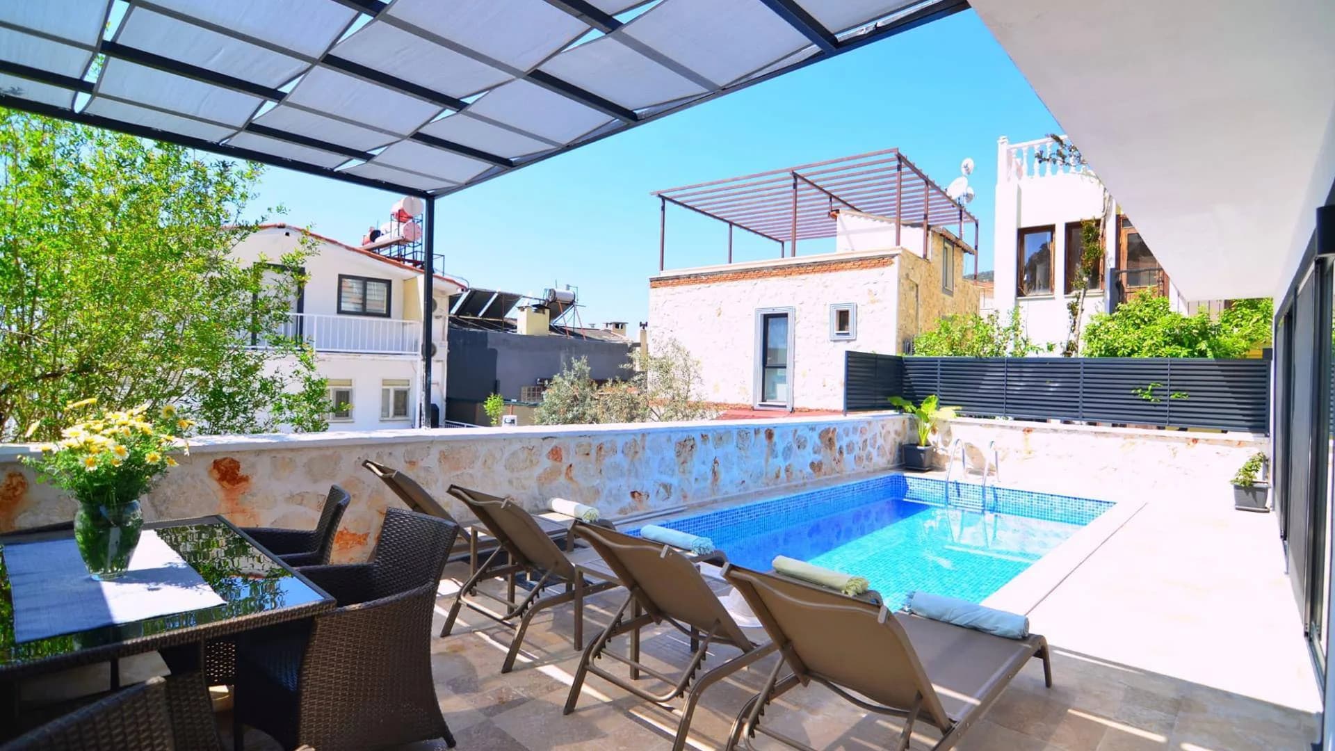 Kaş Kalkan'da Denize Yakın, Özel Havuzlu, Kiralık Villa görsel 3