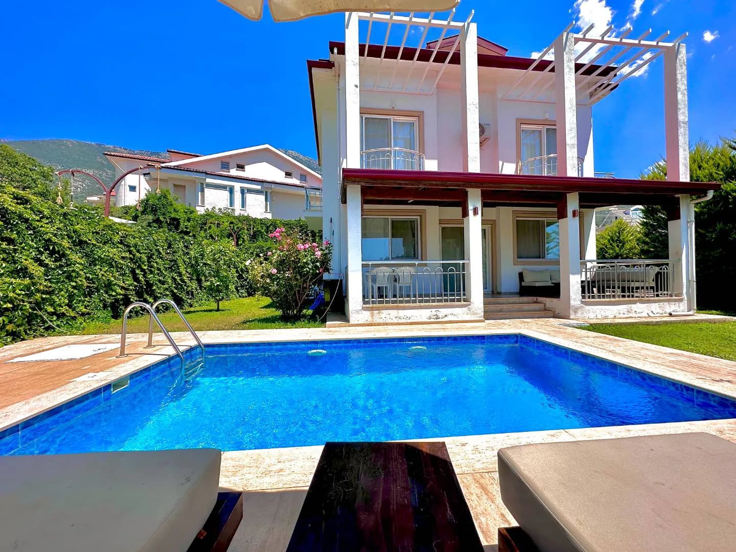 Fethiye Ölüdeniz'de Sakin Konumda, Özel Havuzlu, 4 Kişilik Villa görsel 3