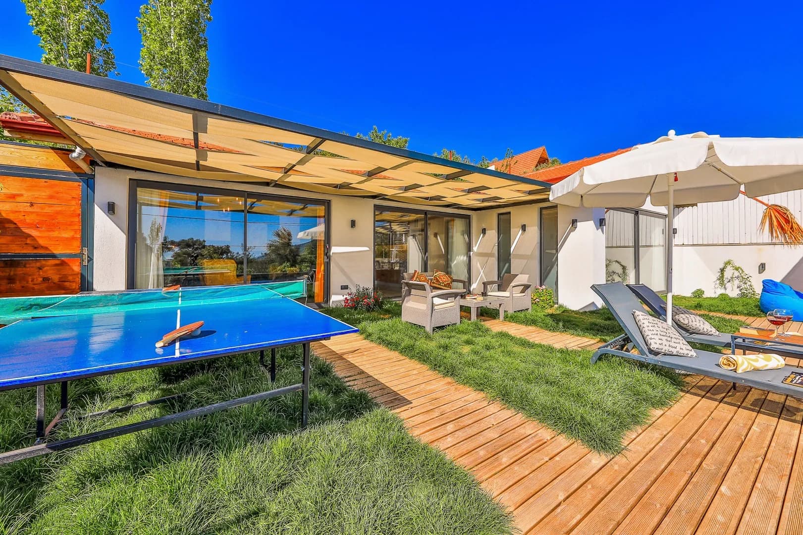 Kaş İslamlar'da Doğa Manzarasına Sahip, Özel Havuzlu, Bahçeli Villa görsel 2