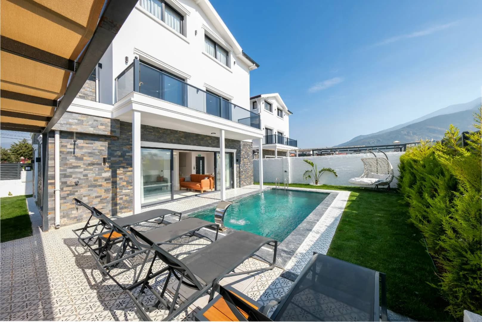 Fethiye Karaçulha'da Bahçe İçerisinde, Özel Havuzlu, Lüks Villa görsel 3