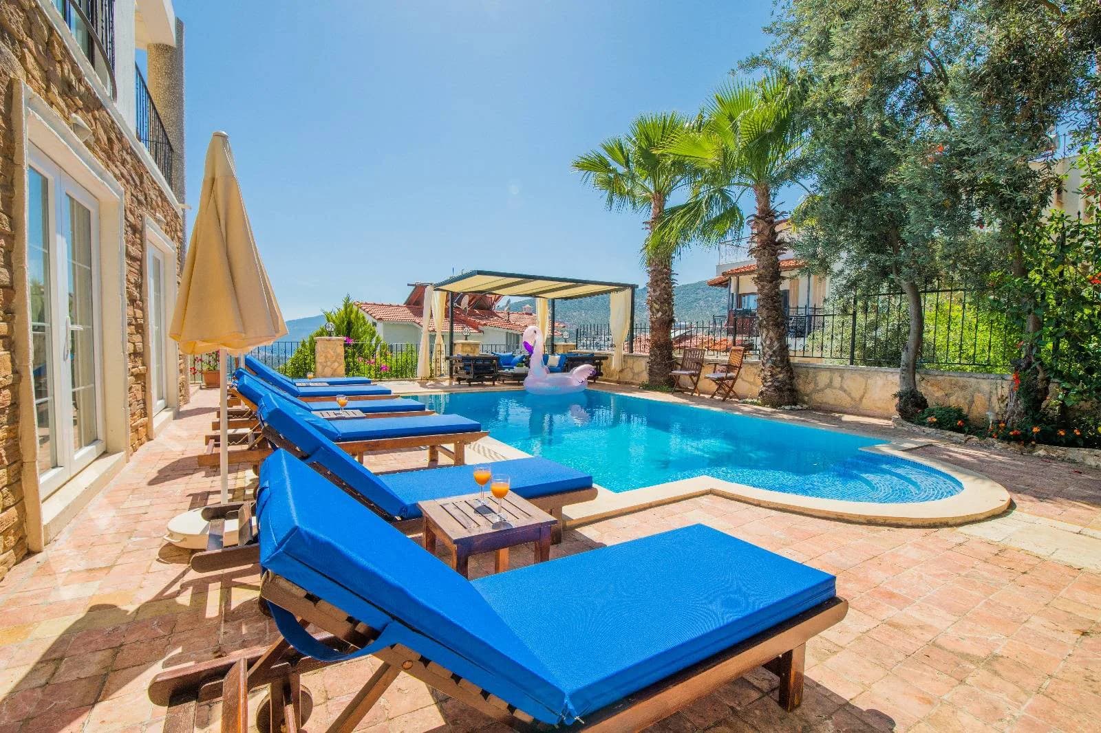 Kaş Kalkan'da Deniz Manzaralı, Özel Havuzlu, Lüks 5+1 Villa görsel 2