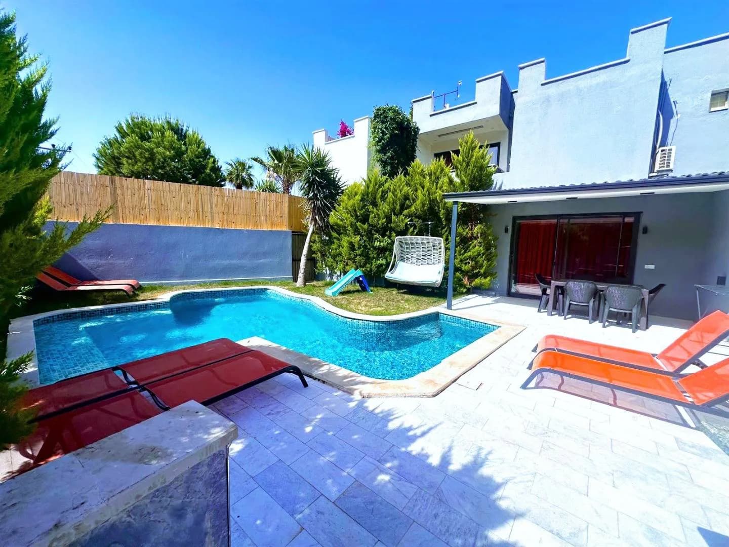 Kalkan Patara'da Modern Tasarımlı, Özel Havuzlu, Saunalı Villa görsel 2