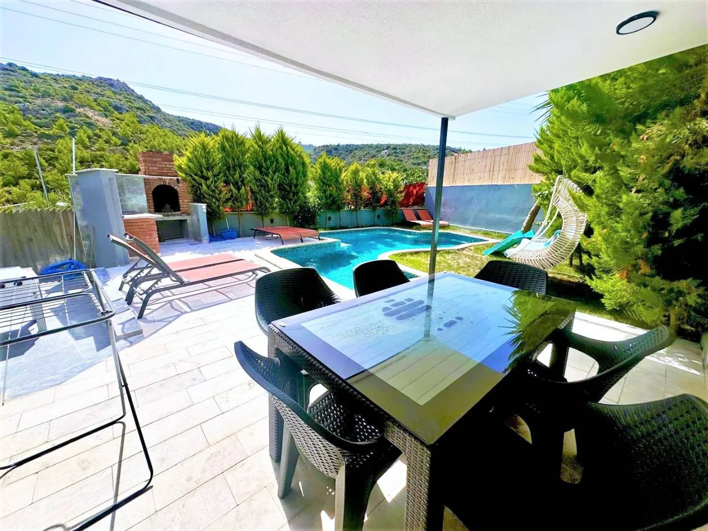 Kalkan Patara'da Modern Tasarımlı, Özel Havuzlu, Saunalı Villa görsel 3