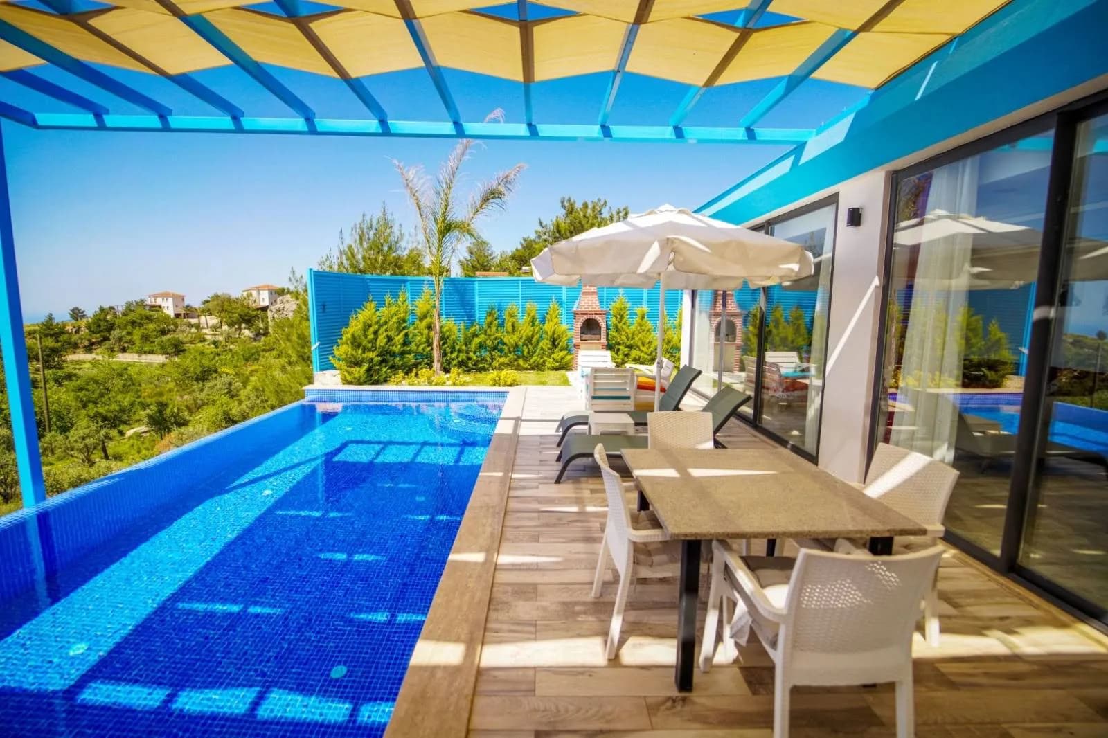 Kaş İslamlar'da Doğa İçerisinde, Özel Havuzlu, 1+1 Villa görsel 3