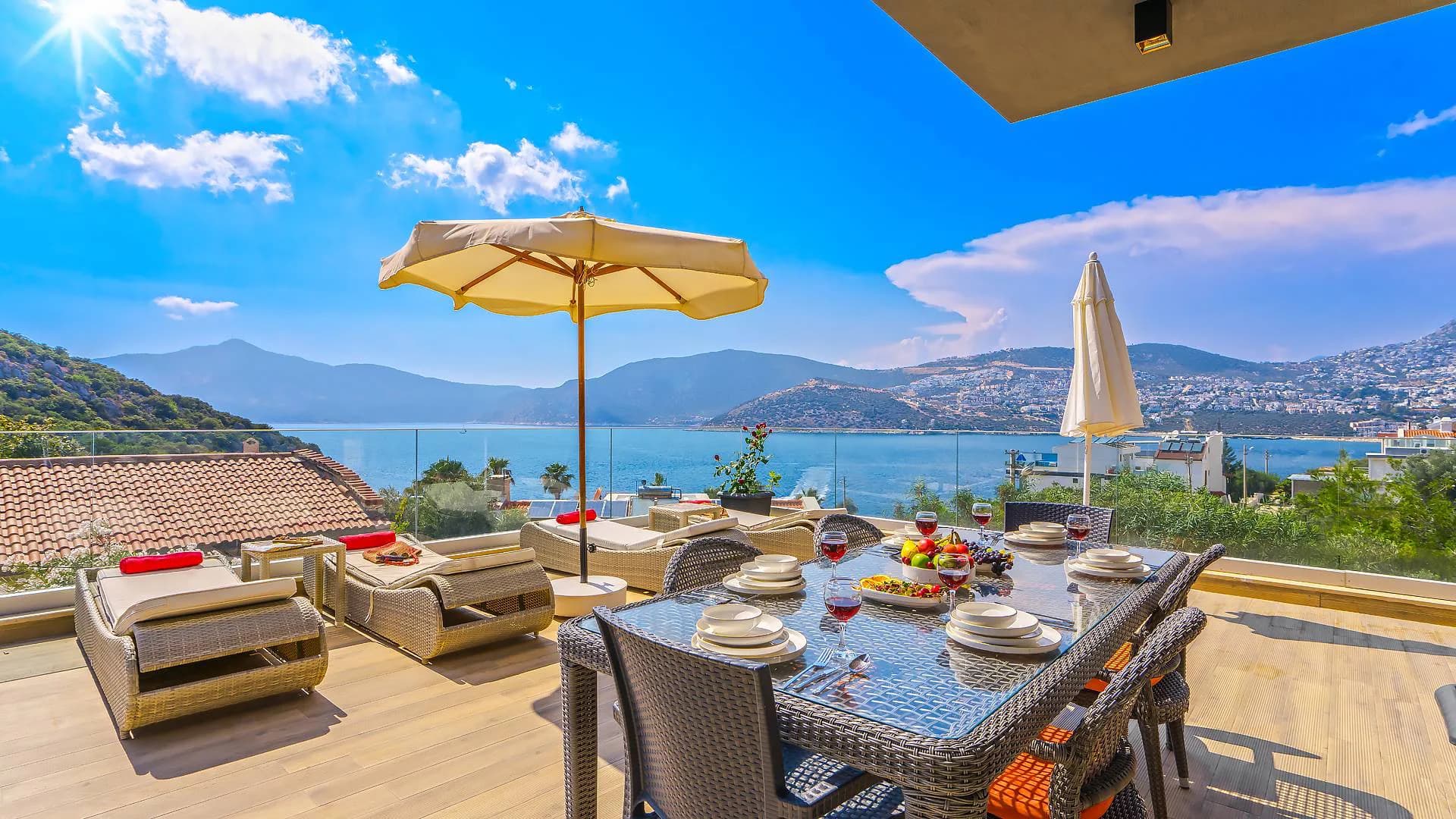 Kaş Kalkan'da Denize Yakın Konumda, Özel Havuzlu, Lüks Villa görsel 3