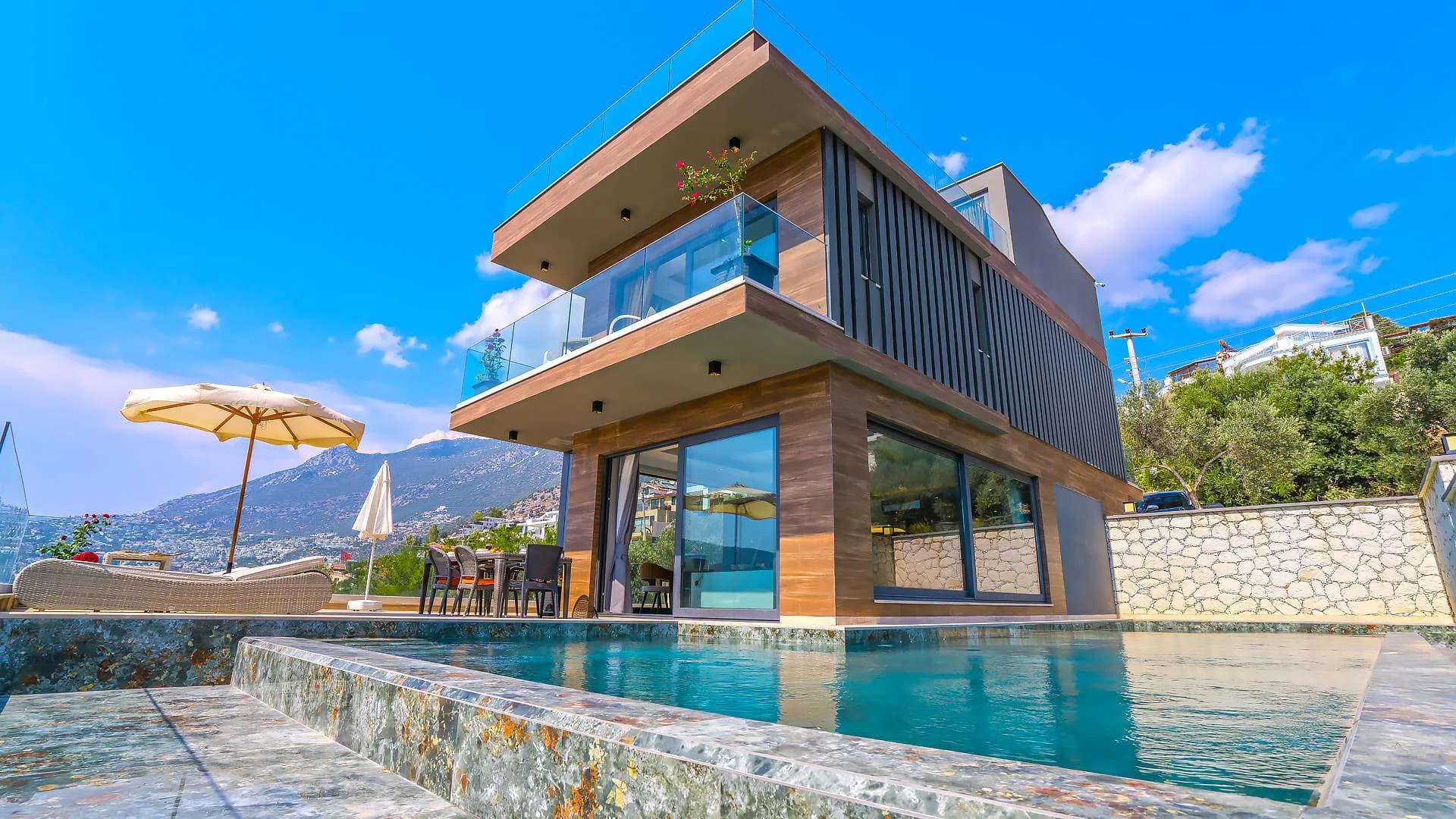Kaş Kalkan'da Denize Yakın Konumda, Özel Havuzlu, Lüks Villa görsel 2