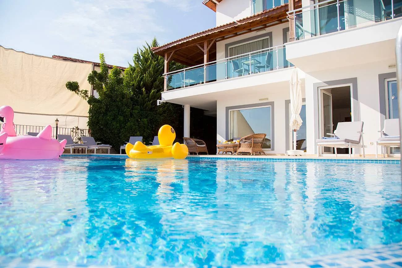 Kaş Kalkan'da Deniz Manzaralı, Özel Havuzlu, 5+1 Villa görsel 3