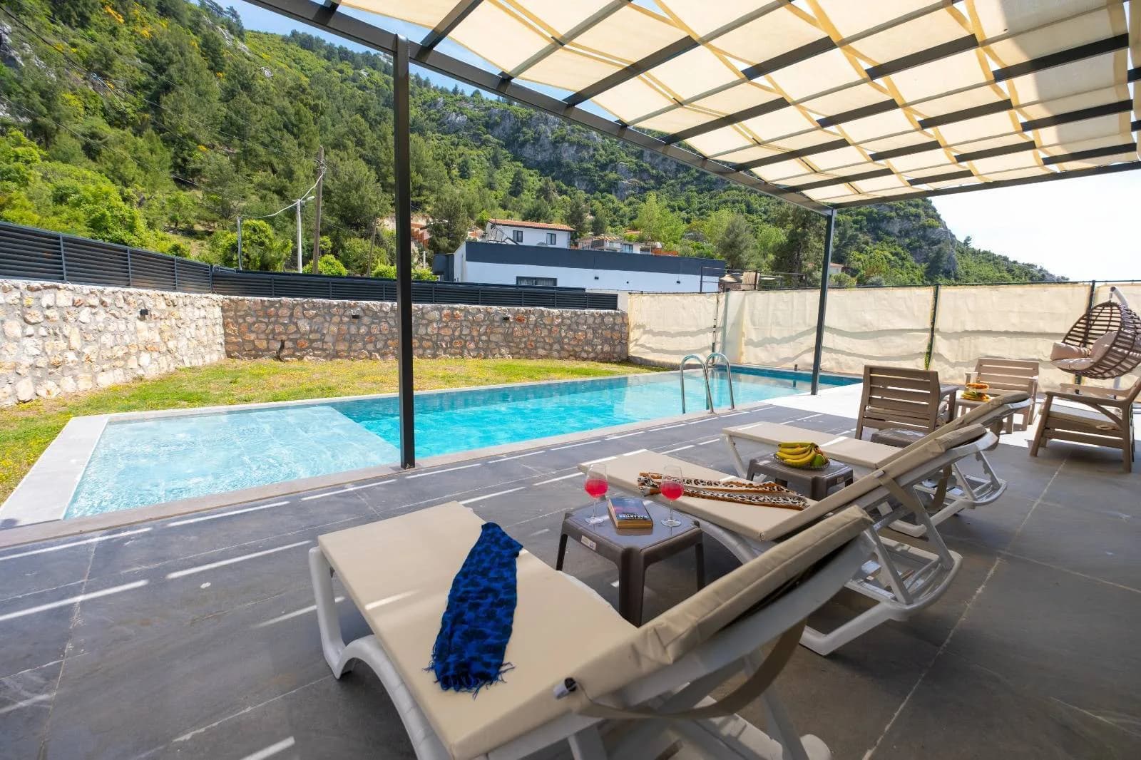 Kaş İslamlar'da Kalabalık Ailelere Uygun, Özel Havuzlu, Konforlu Villa görsel 3