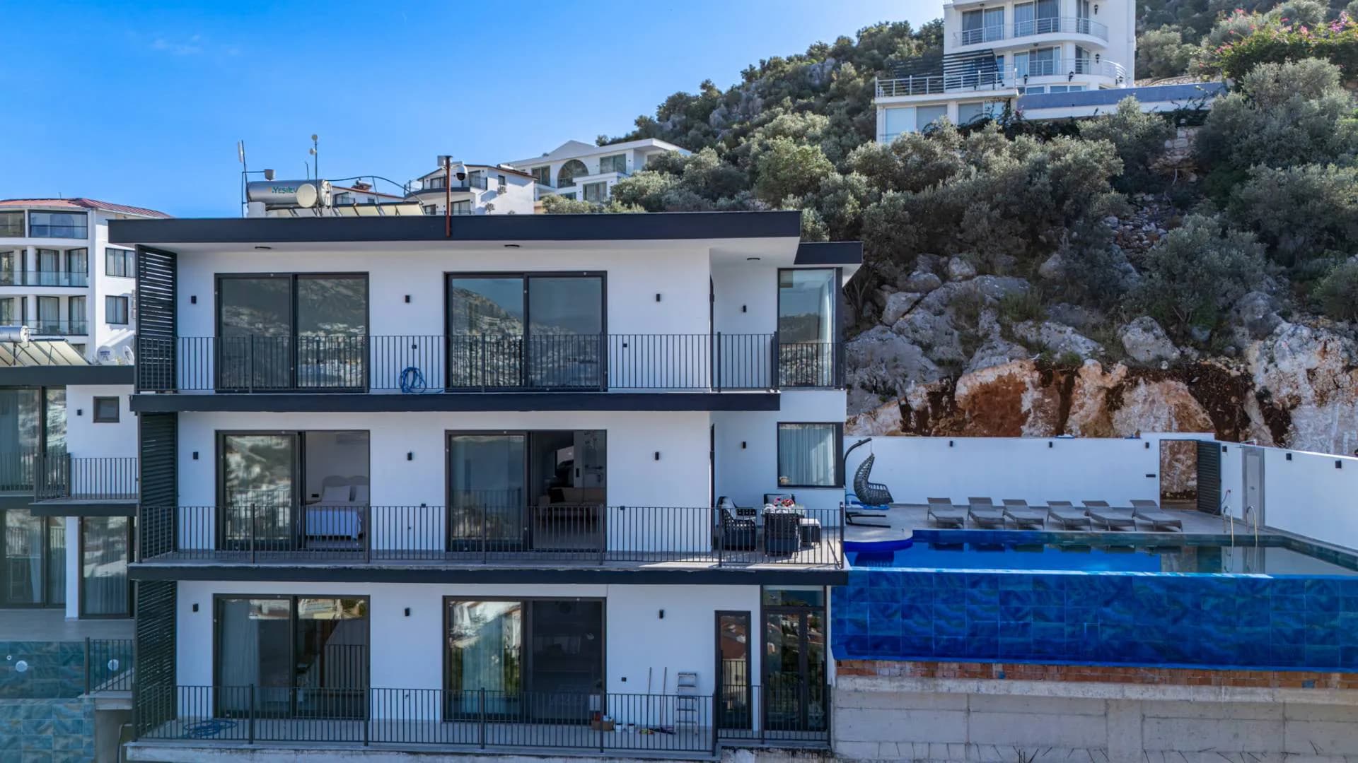 Kaş Çukurca'da Elverişli Konumda, Özel Havuzlu, 10 Kişilik Villa görsel 2