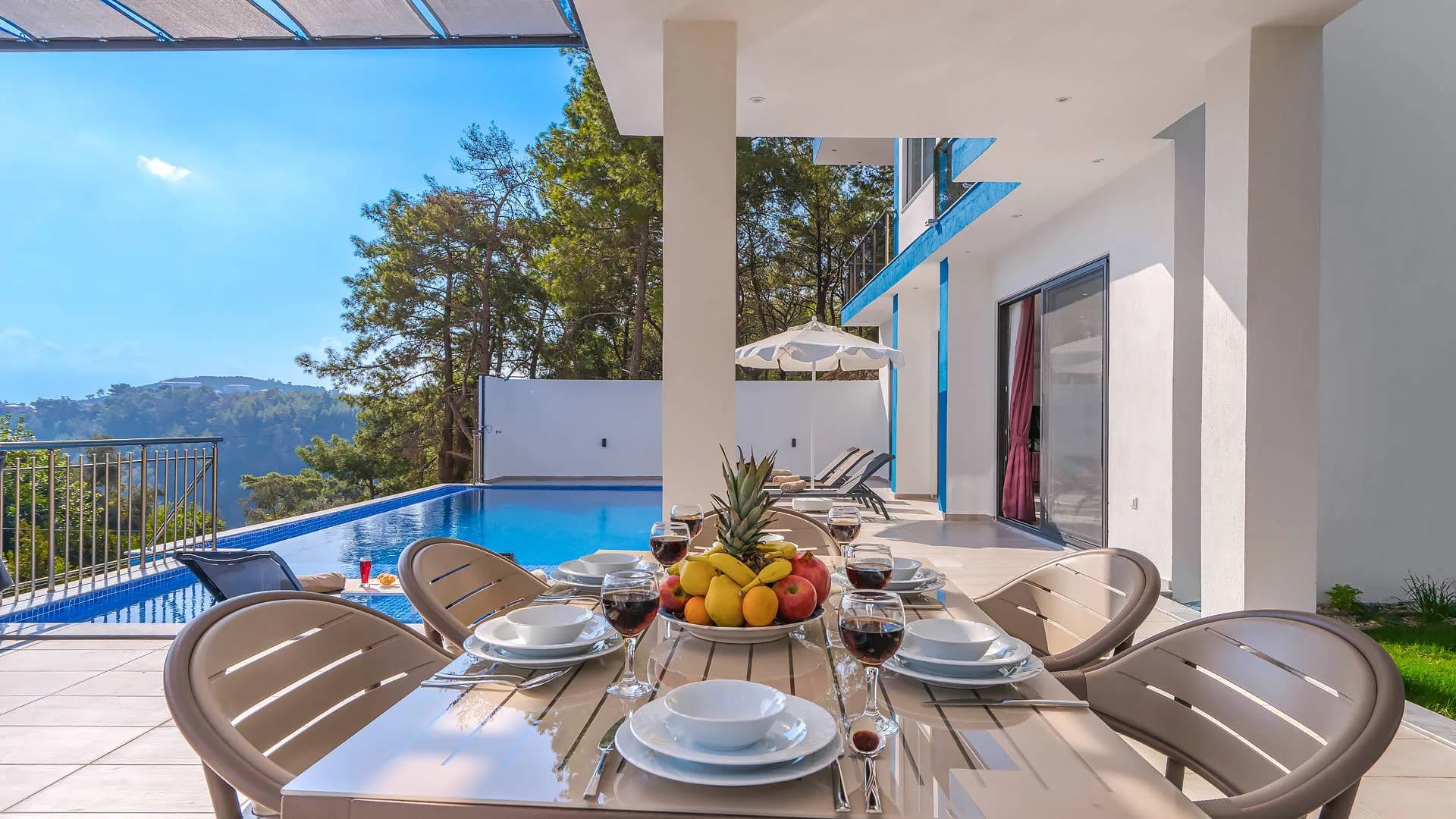 Kaş İslamlar'da Doğayla Baş Başa, Özel Havuzlu, Jakuzili Villa görsel 3