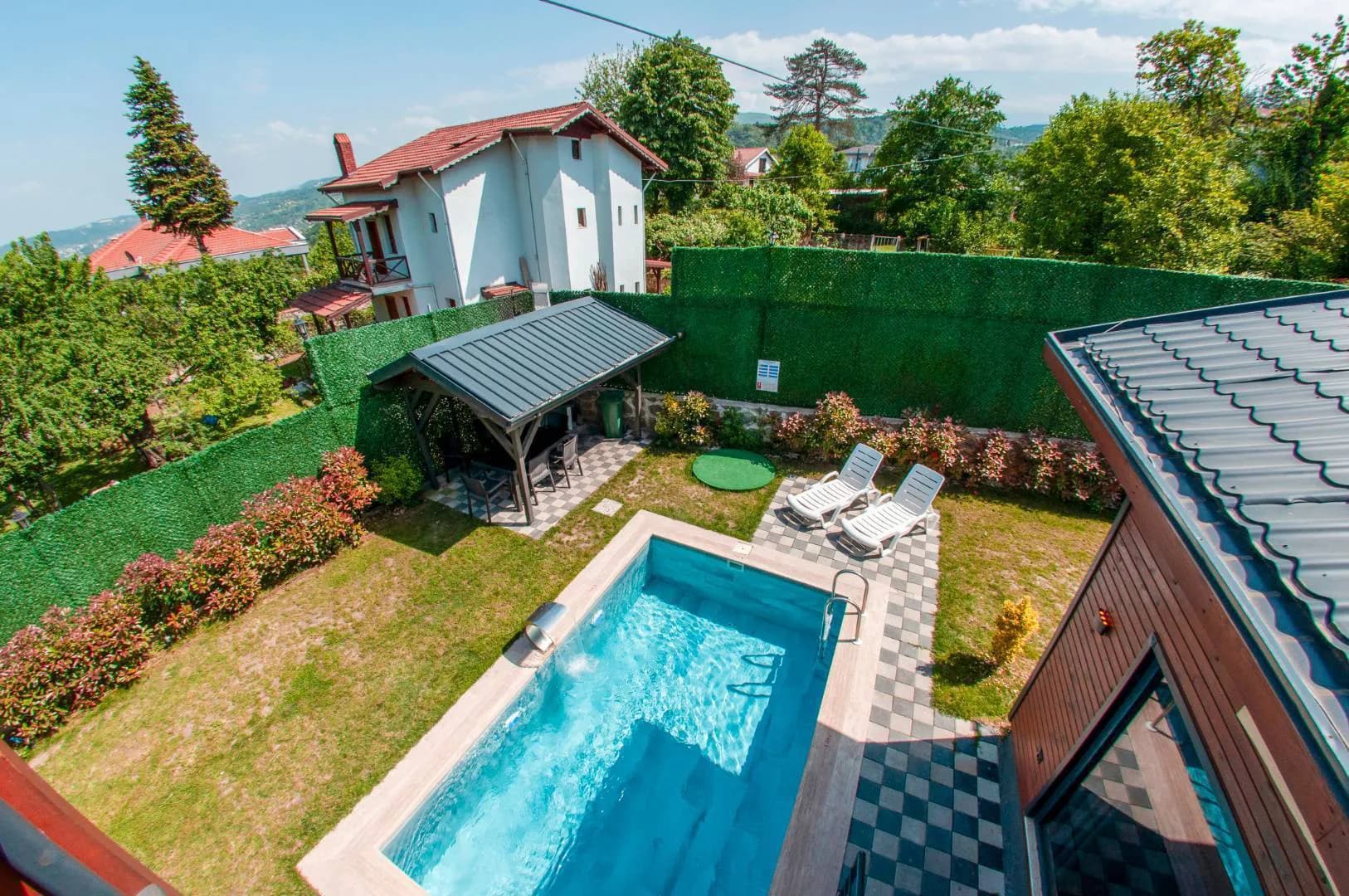 Sapanca Mahmudiye'de Sakin Konumda, Özel Havuzlu, 2+1 Villa görsel 3