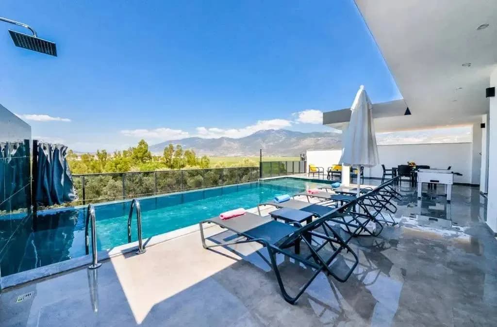 Kaş Gelemiş'te Eşsiz Doğada, Özel Havuzlu, Jakuzili, Yazlık Villa görsel 3