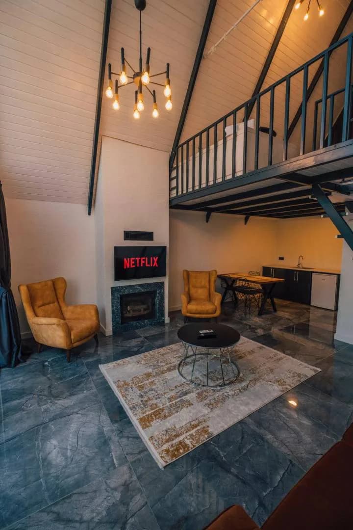 Sakarya Sapanca'da Eşsiz Doğada, Tesis İçerisinde, Kiralık Bungalov görsel 3