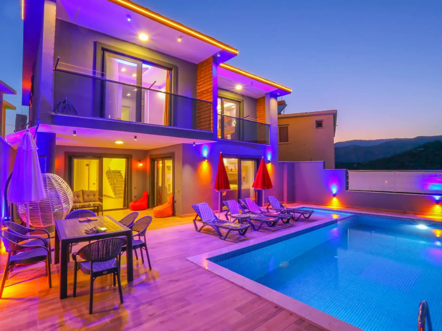 Kaş Bayındır'da Müthiş Doğa Manzaralı, Özel Havuzlu, Kiralık Villa görsel 2