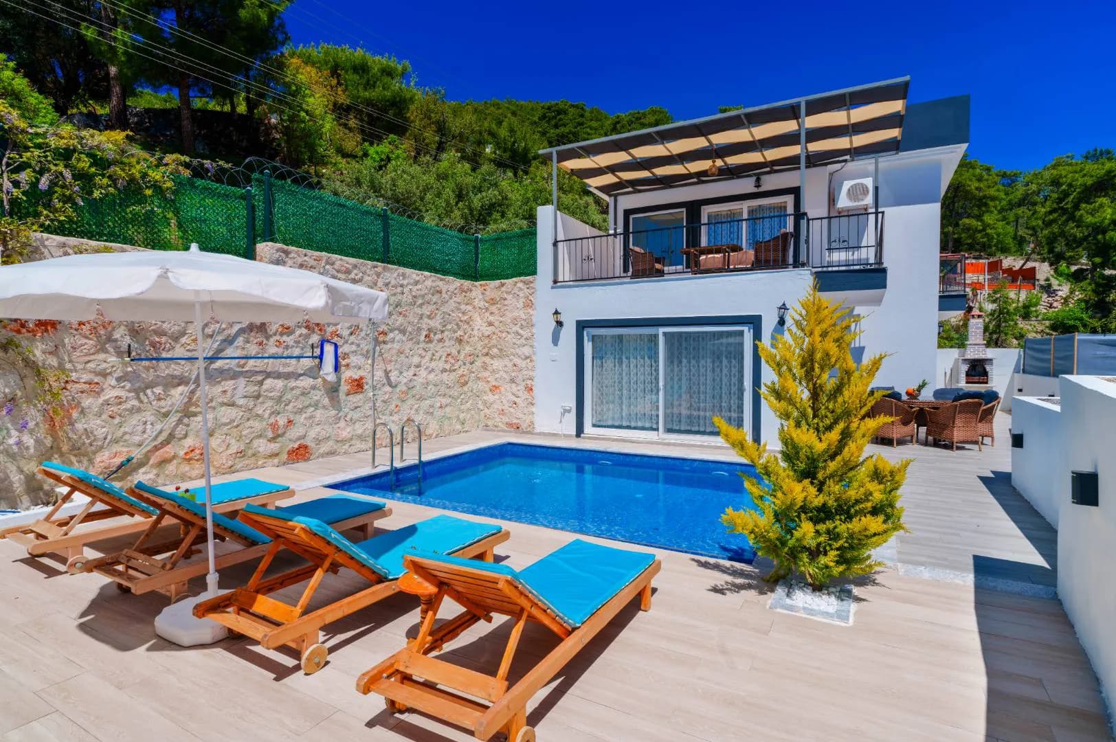 Kaş İslamlar'da Doğanın Kucağında, Özel Havuzlu, 2+1 Villa görsel 2