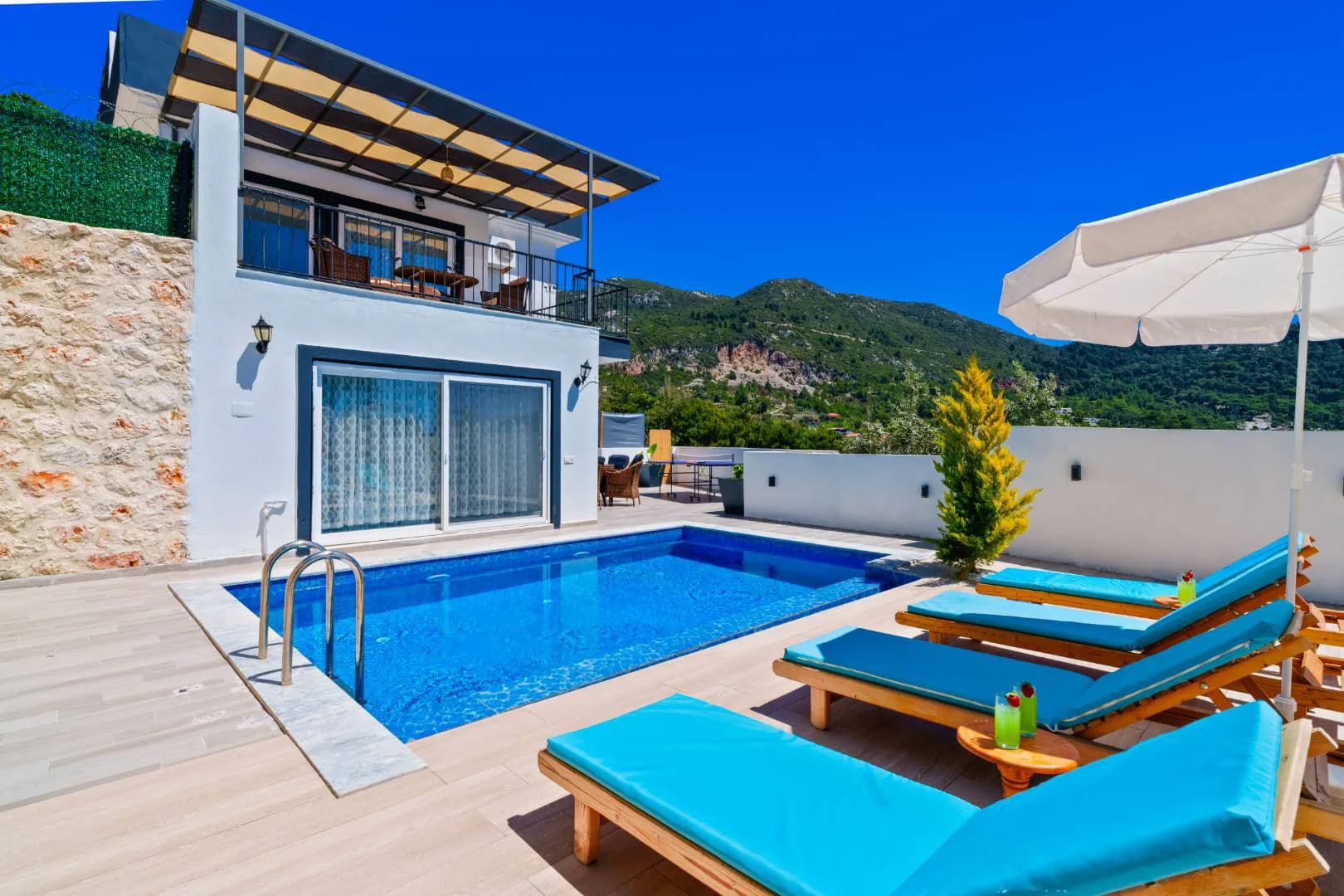Kaş İslamlar'da Doğanın Kucağında, Özel Havuzlu, 2+1 Villa görsel 3