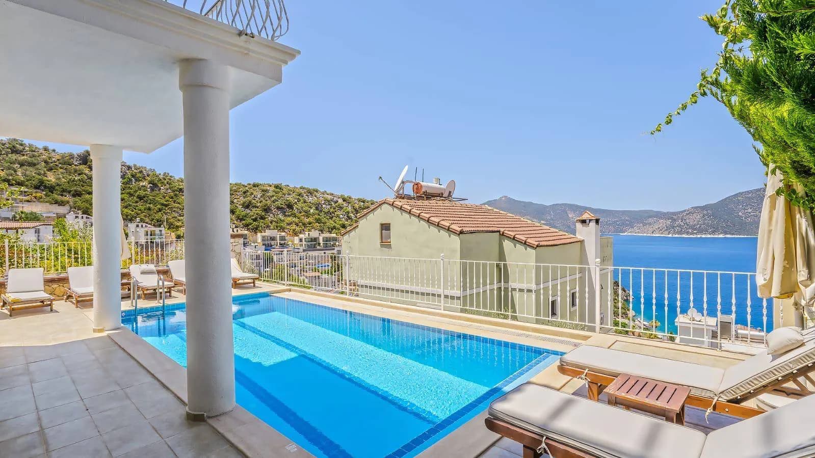 Kalkan Kışla'da Denize Yakın, Özel Havuzlu, Konforlu Villa görsel 2