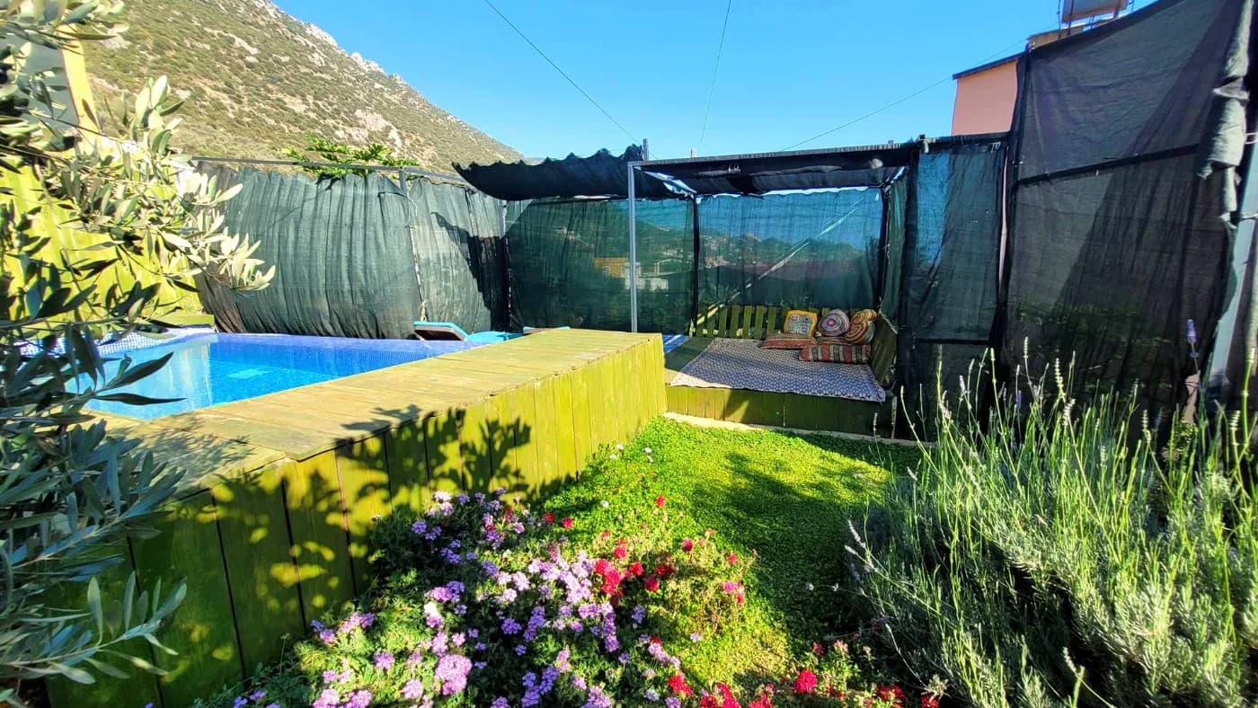 Kaş İslamlar'da Yeşillikler İçerisinde, Özel Havuzlu, Jakuzili Villa görsel 3