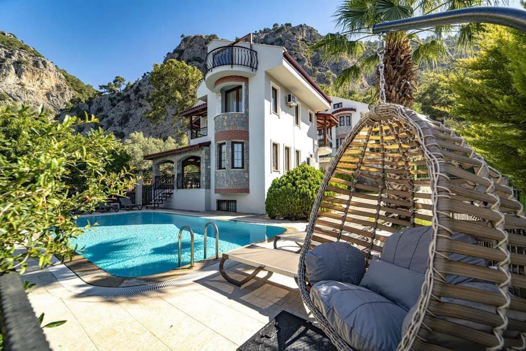 Fethiye Göcek'te Kalabalık Gruplara Uygun, Çocuk Havuzlu, Kiralık Villa görsel 2