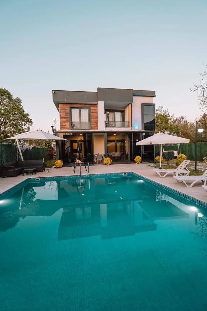 Sapanca Kırkpınar'da Doğa İçerisinde, Özel Havuzlu, 5+1 Villa görsel 2