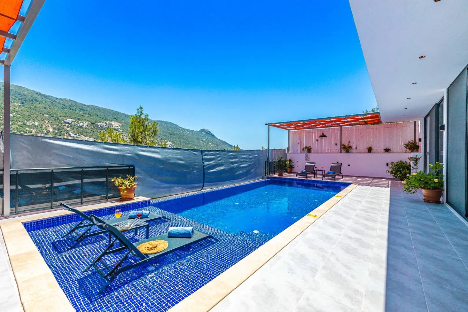 Kaş İslamlar'da Doğa İçerisinde, Özel Havuzlu, Lüks Villa görsel 3