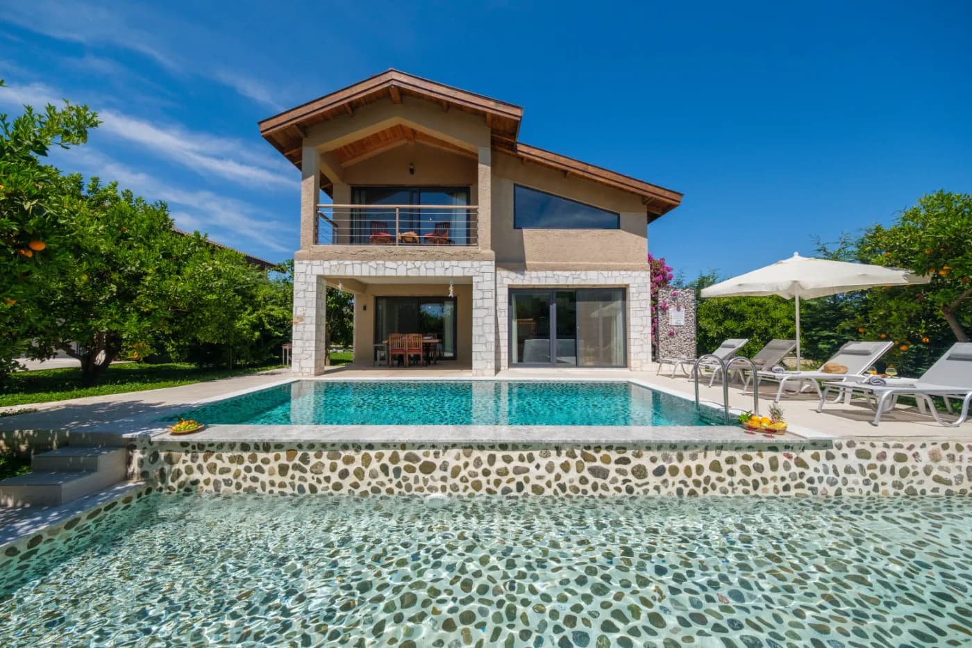 Fethiye'de Portakal Ağaçları Arasında, Özel Havuzlu, Kiralık Villa görsel 2