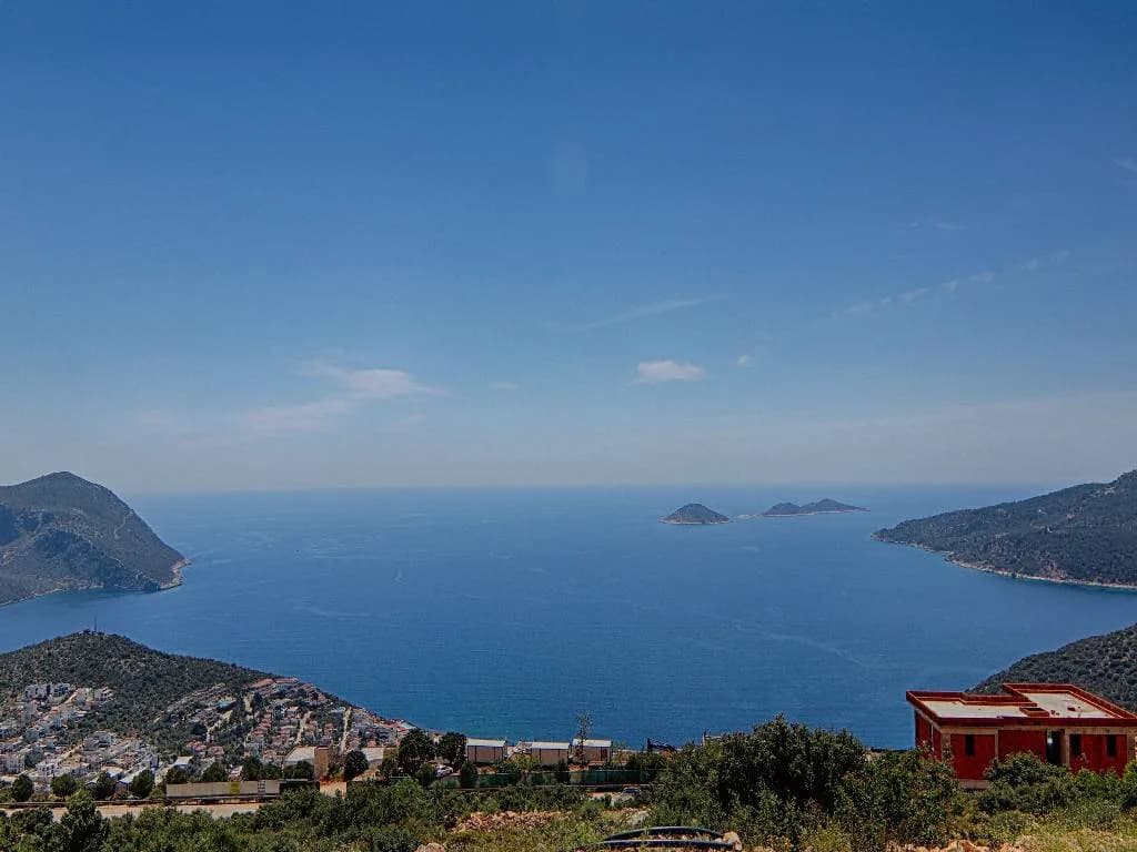 Kaş Kalkan'da Geniş Alanlara Sahip, Özel Havuzlu, Lüks Villa görsel 2