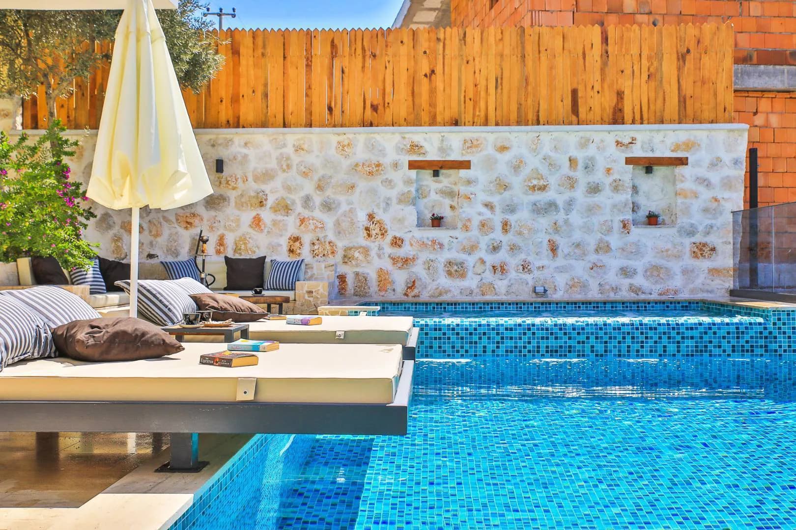 Kaş Kalkan'da Aile Gruplarına Uygun, Özel Havuzlu, Modern Villa görsel 3