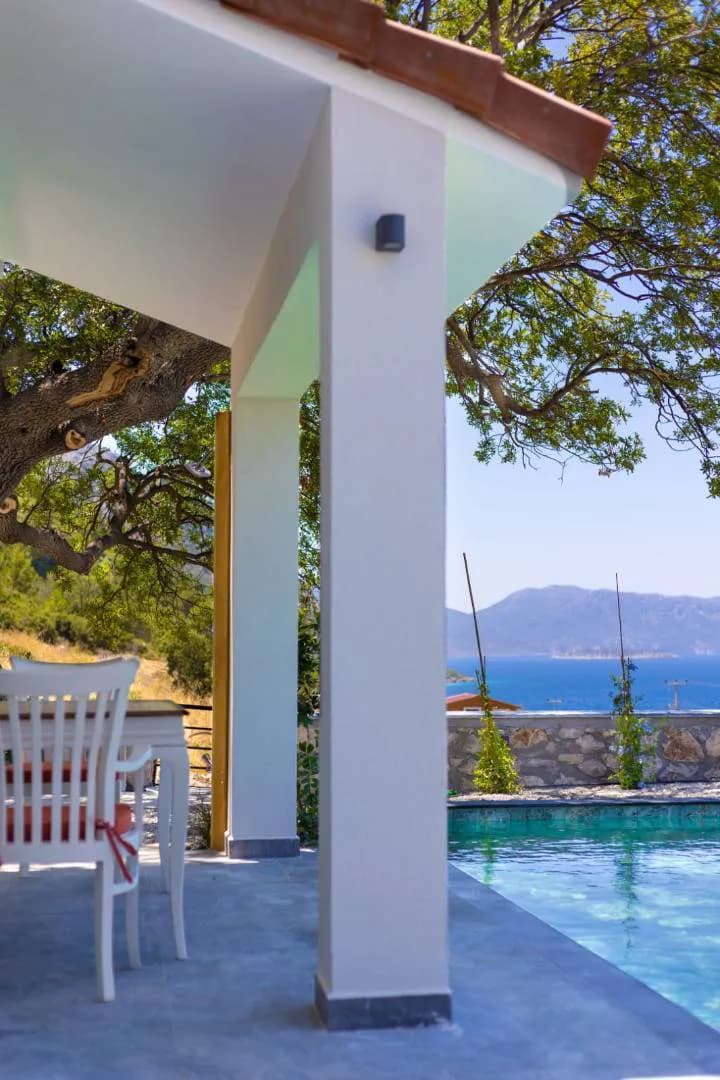 Marmaris'te Harika Doğa İçerisinde, Sonsuzluk Havuzlu, Lüks Villa görsel 3