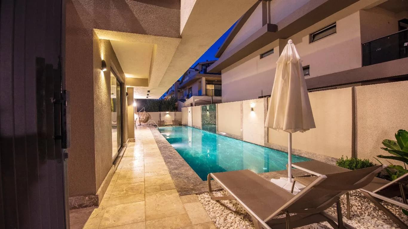 Fethiye Akarca'da Geniş Ailelere Uygun, Özel Havuzlu, Modern Villa görsel 2