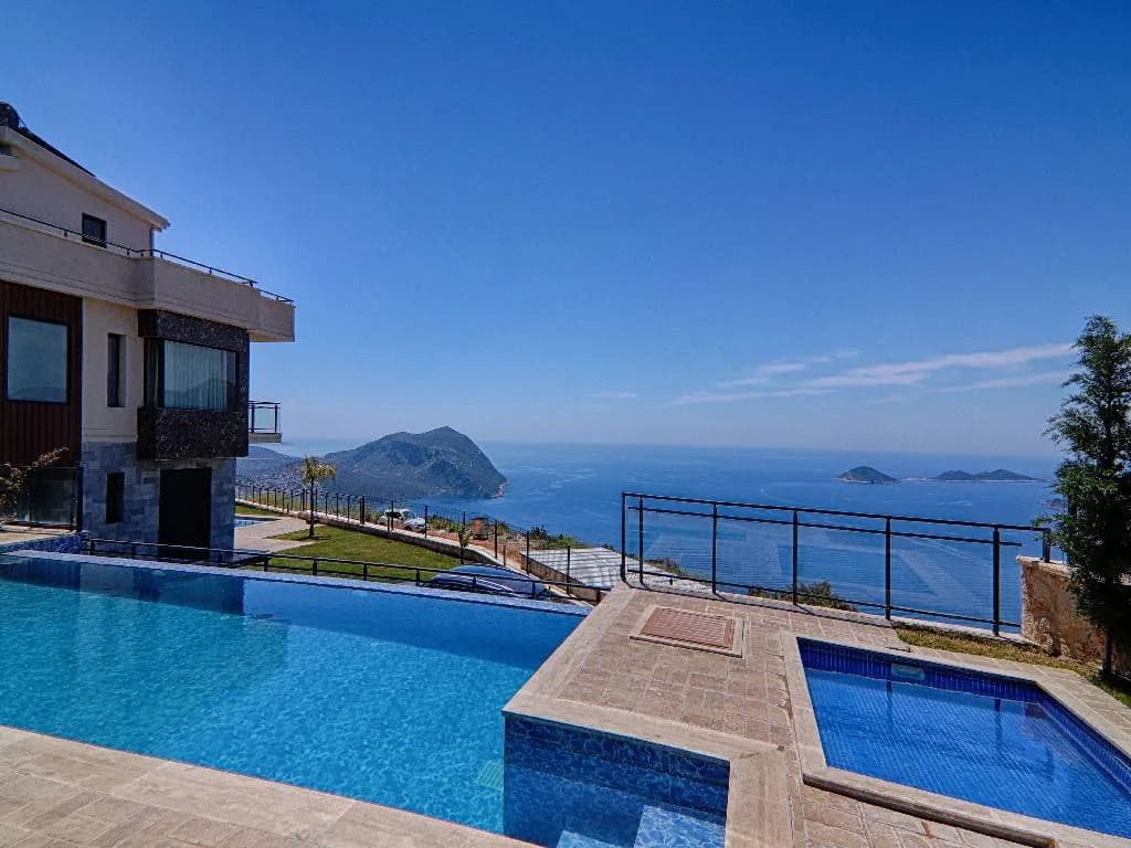 Kaş Kalkan'da Muhteşem Doğada, Özel Havuzlu, Kiralık Villa görsel 3