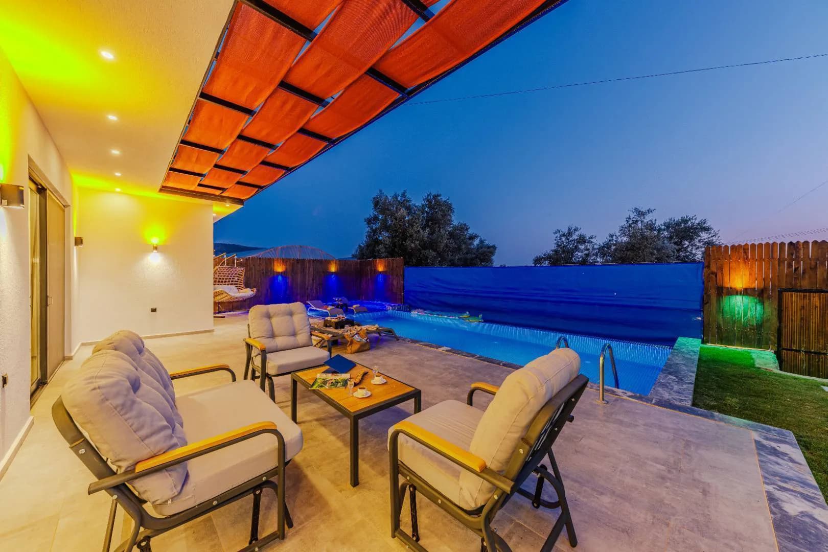 Kaş Çayköy'de Huzurlu Doğanın İçerisinde, Özel Havuzlu, Jakuzili Villa görsel 2