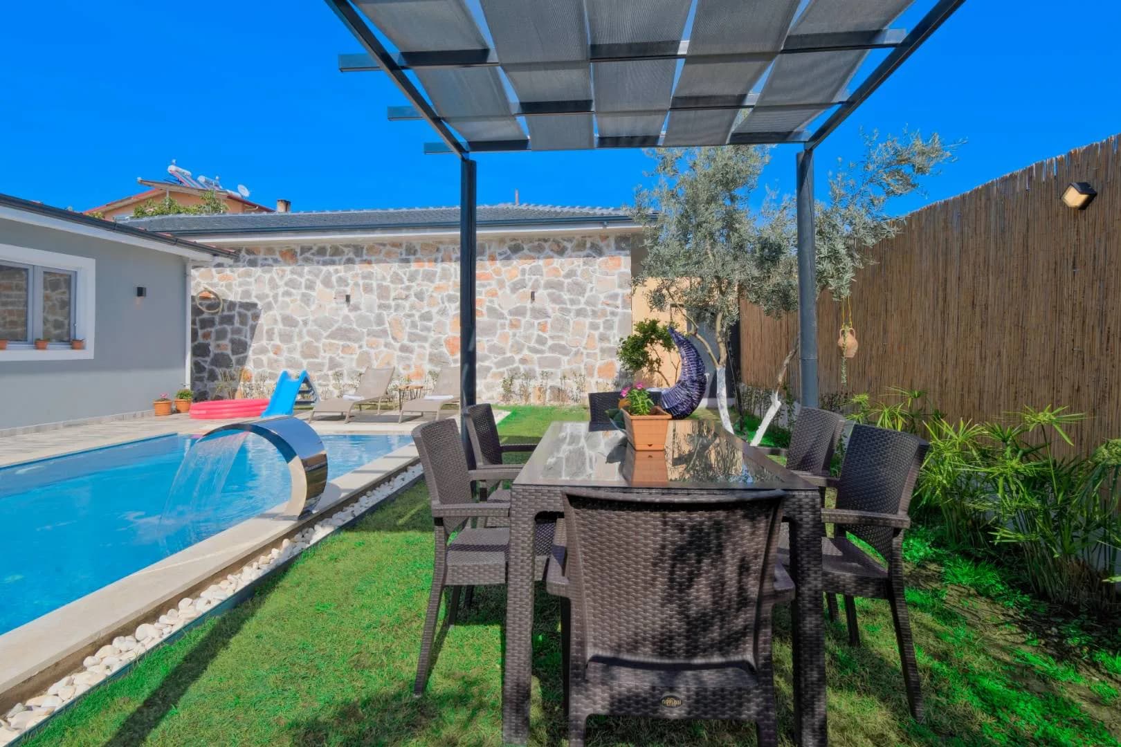 Fethiye Kargı'da Huzur Dolu Doğada, Özel Havuzlu, Ferah Villa görsel 3