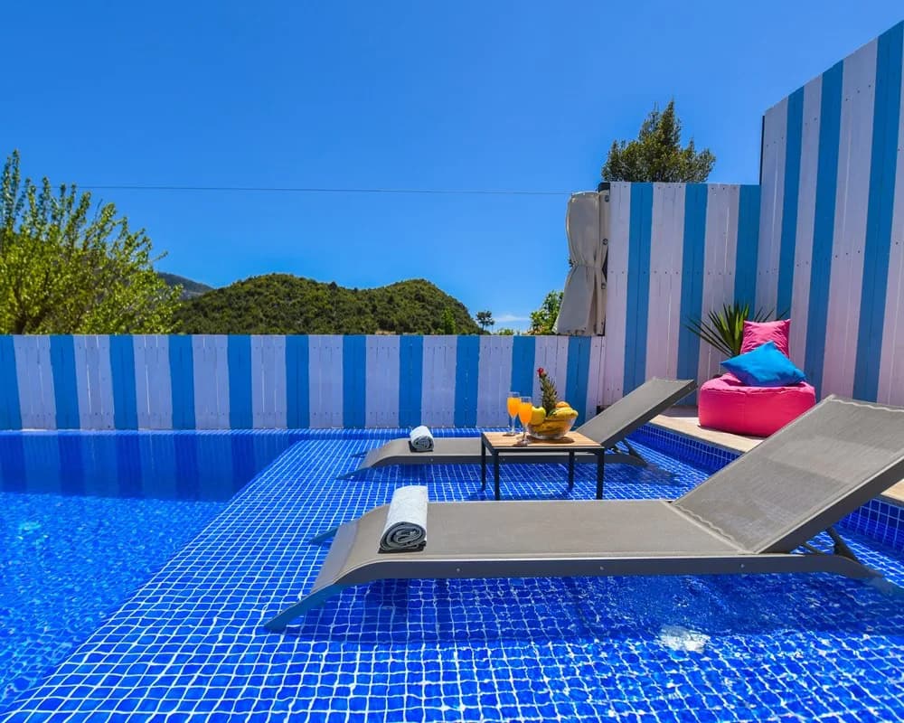 Kaş İkizce'de Doğa Manzaralı, Özel Havuzlu, Modern Villa görsel 2