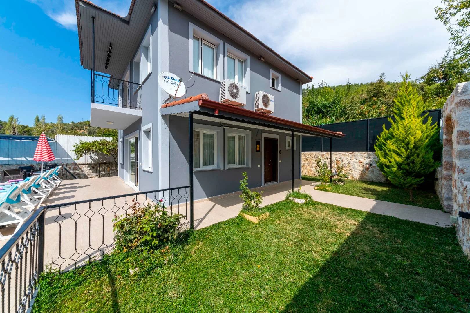 Kaş Üzümlü'de Huzurlu Doğada, Özel Havuzlu, Eşsiz Villa görsel 3